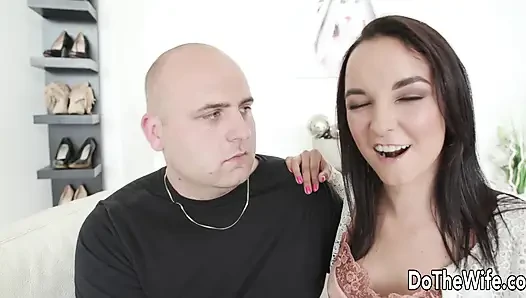 Cuck Watches Francys Belle Get Eaten Out and Fucked Hard