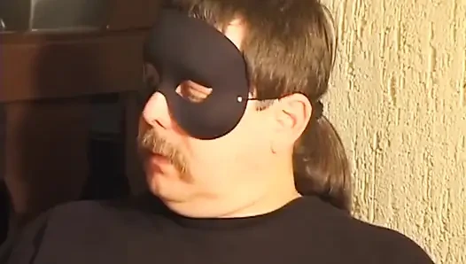 Mature Brunette MILF Chained and Explored by Masked Man