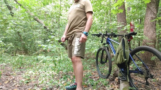 Riding in the forest 🚲🌳🌲