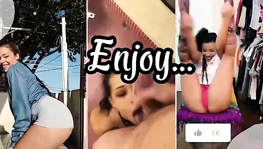 Hot Brunette Asking for Help to Orgasm in the Morning.