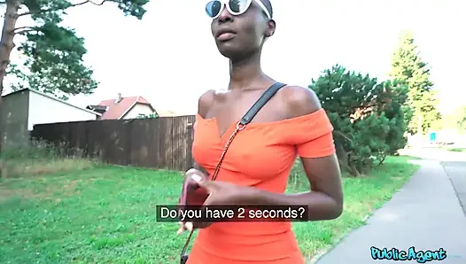 Public Agent - Shaved Head Queen Zaawaadi Loves White Dick