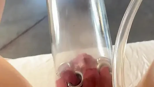 Pierced Pump Pussy! Daily Rountine Scene 1