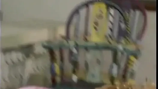 Surfer guy fucks a dazzling blonde with great tits in the living room