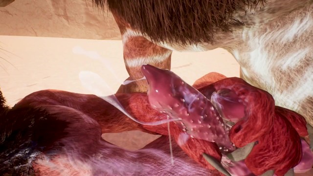 2 furry cocks rub each other | And hot anal cumshot in his mouth from overexcitation