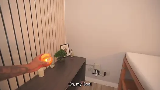 Late for the Massage, Early for the Happy Ending: Latin MILF Craves a Young Masseuse