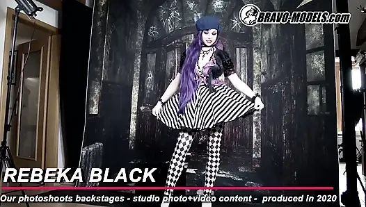 386-Backstage photoshoot Rebeka Black - Adult