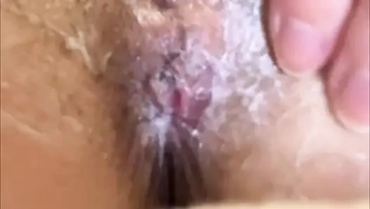 Close Up Shaving My Very Hairy Tight Asshole - Dirty Russian Talk