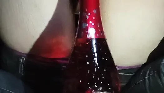 I put a bottle in my pussy