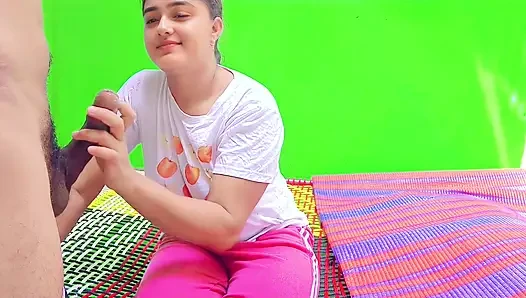 Omg! Fucked Her Hard at outdoor, step sisy watching Sexy videos on mobile