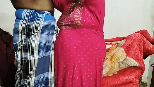 Indian Tamil aunty hard fucking in lover house