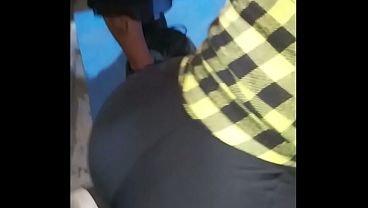 Amateur - 3 Girls giving blowjobs in a club bathroom in 3 Boys