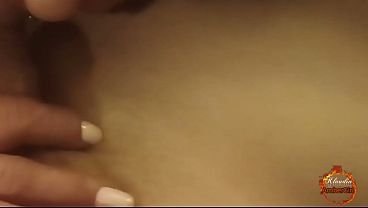 Sexy milf gives blowjob to two old men
