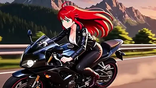 Redhead having fun