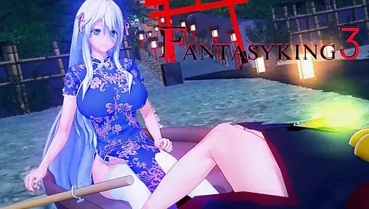 Rias Gremory kimono sex at the festival - DXD NTR Madness Series