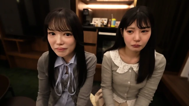 2 Cute Japanese Girls With Many Men