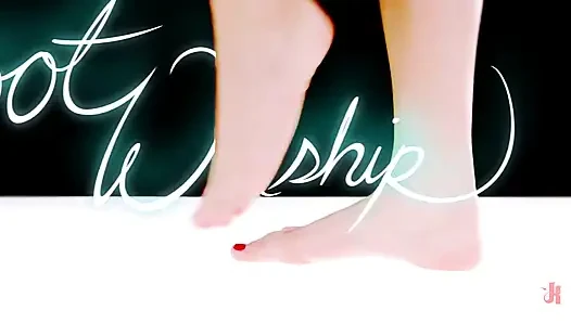 Real Couples of Porn: Hot Foot Worship with Christian and Bella Wilde!