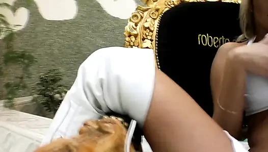 Gina Brigitta Loves to Fuck with Several Cocks at the Same Time: She Wants Them All Inside as Well as Cum