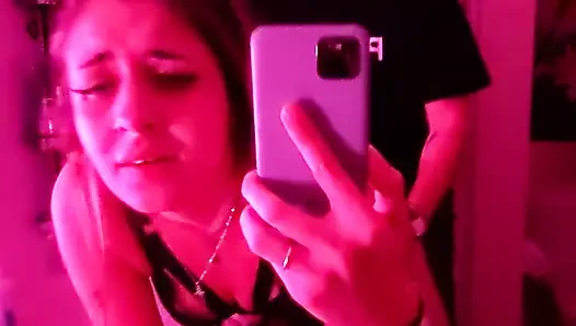 Fucking My Milf Friend In Front of The Mirror