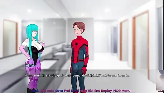 HINATA FROM NARUTO IS SURPRISED! I FUCK HER IN SPIDERMAN COSTUME.
