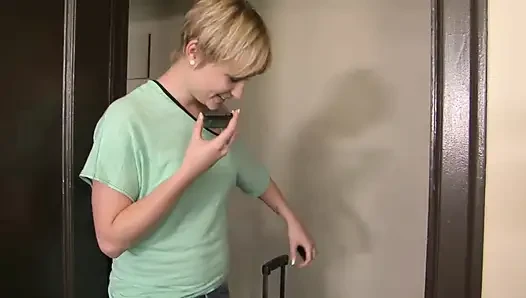 Hot blonde decides that the time has come to take a big black cock