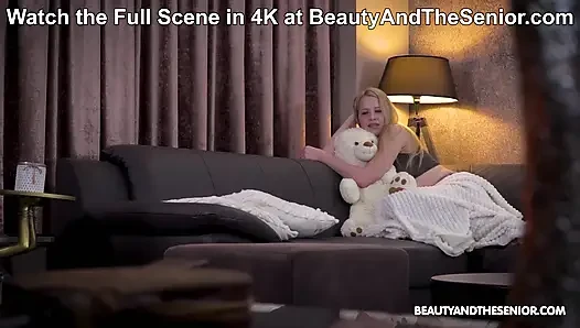 Blonde Cutie Plays with Horny Senior in Hardcore Old vs Young at BeautyAndTheSenior