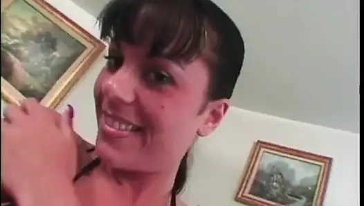 Busty pornstar chick Jewel DeNyle gets her ass pounded