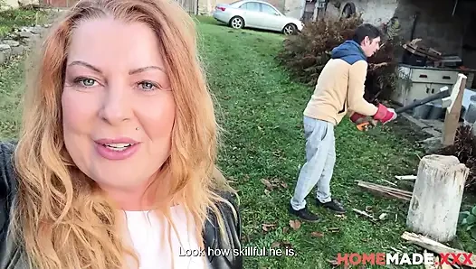 HomemadeXXX - Experienced Buxom Mature Tammy Jean Fucks in Front of her Cuck Hubby