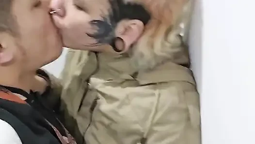 Young Bisexual Eats a Client Without a Condom