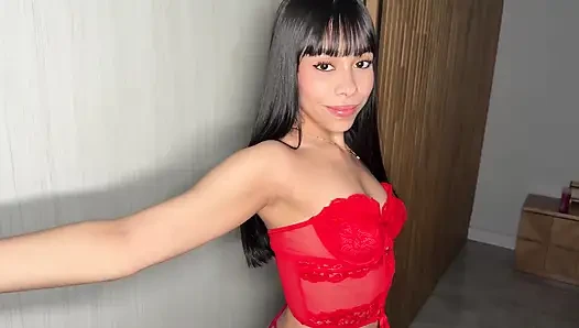 Petite Latina No Tattoed Fucked by French Big Cock Penetrate Her Tight Vagina