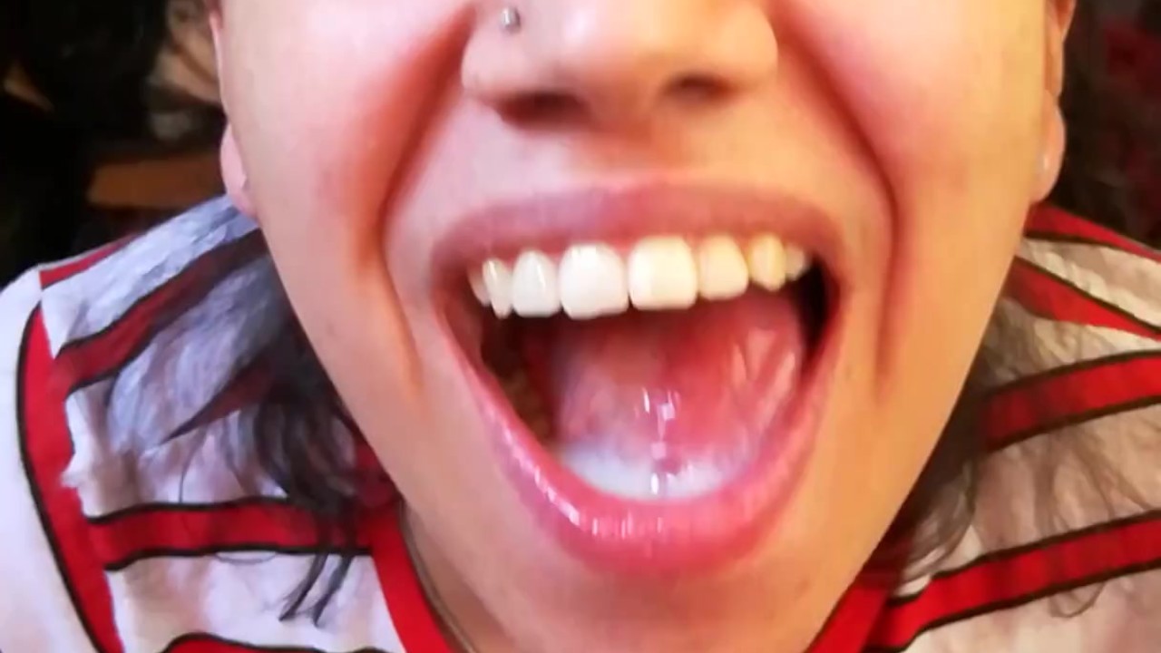 Quickie! POV Clothed blowjob, cumplay & swallow!
