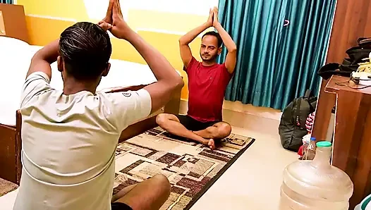 A Yoga Teacher Punishes His Sexy Student in Training Time, Hardcore Fucking with His Student