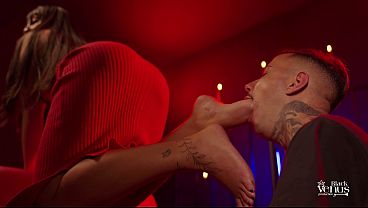 Ritual of Submission: My Temple Slave's Deepthroat Mastery and Divine Foot Worship Session
