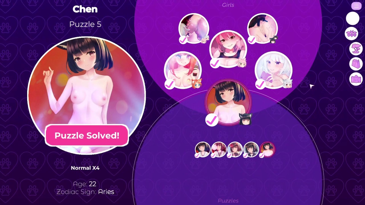 Desnudando a mis waifus (Mosaique Neko Waifus 2) #1