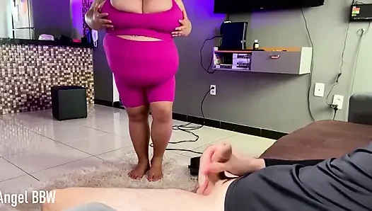 Tittyfuck with Trainer Until He Cum
