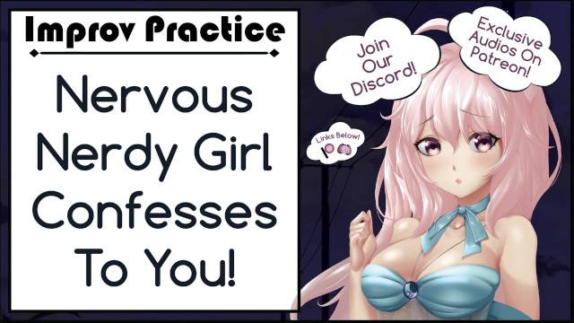 Nervous Nerdy Girl Confesses To You! Wholesome