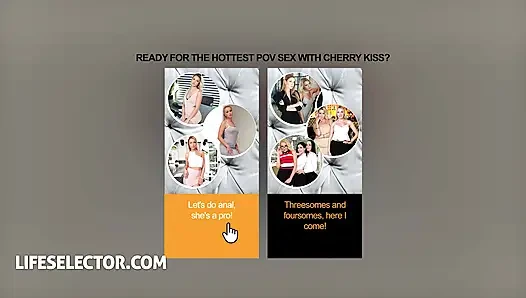 Cherry Kiss Threesome with Sasha and Nikky