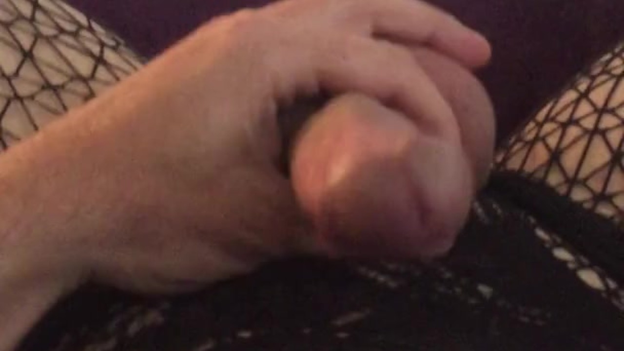 Tranny slow milks cum