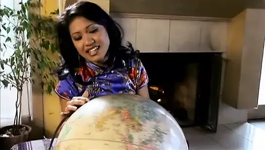 Asian whore gets fucked by huge cock