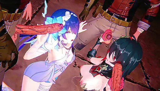 Honkai Impact - Seele Vollerei BBC Rough Sex - 3D Hentai Animations