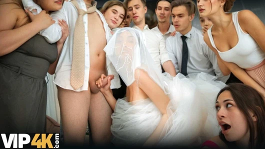 BRIDE4K. Crazy Russian wedding sex