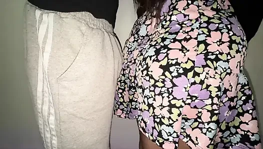She Accidentally Touches a Stranger's Big Dick and They Have Sex Right There.