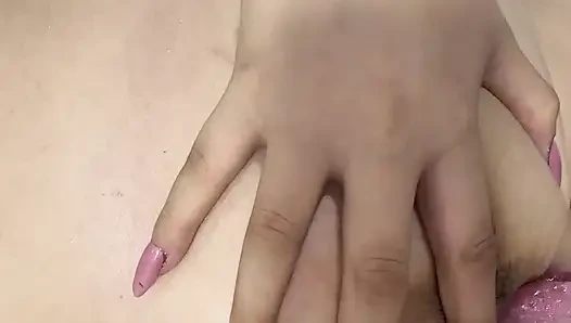 Hot mom loves to suck her tits very tasty
