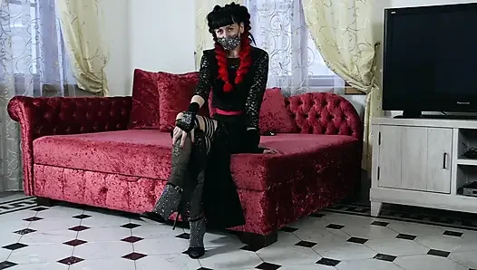 Mistress Changes Stockings and Changes Dress, Foot Fetish, Stockings Fetish, Shoes Fetish - Ginnagg