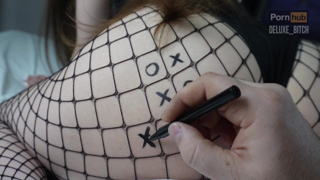 lost her pussy in tic-tac-toe. Cum inside - Deluxe_Bitch
