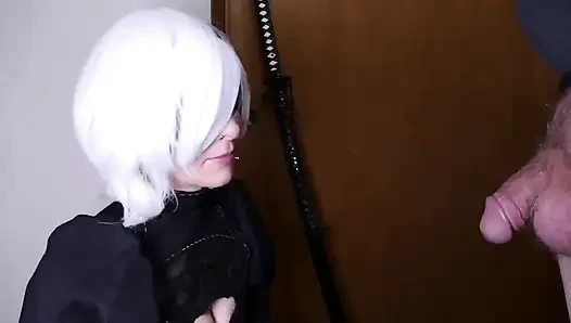 Nier Automata 2B cosplay - Somegirth thick cock 4 petite YoRHa No. 2 type B