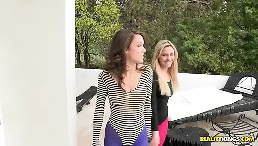 We Live Together - Pussy Juice Smeared All Over Her Mouth: Lesbian Ass Licking to Assgasm Before School
