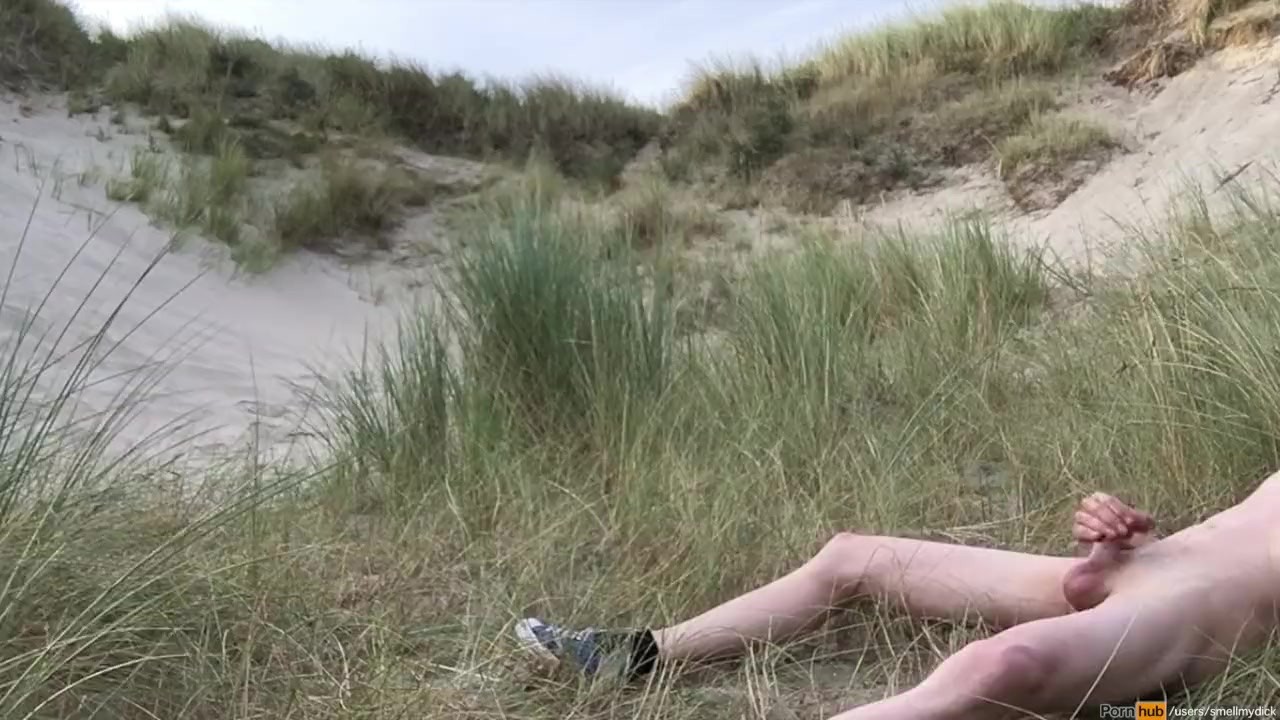 dutch teen boy love to jerk and piss in public