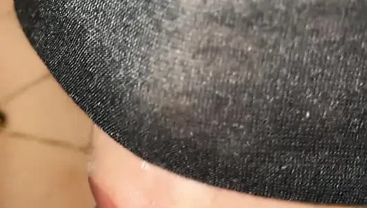 Getting a blowjob from a young woman until cumming inside.