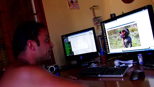 French nympho needs 2 cocks to be happy