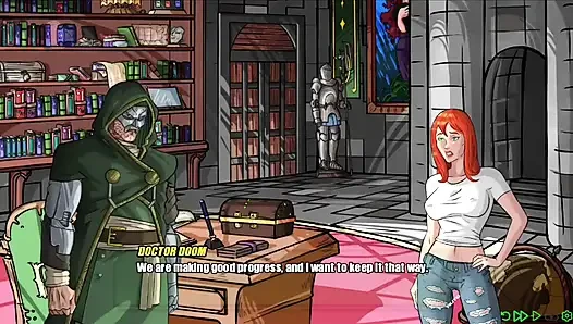 MJ trying to impress Doom with a hot titjob - doomination gameplay